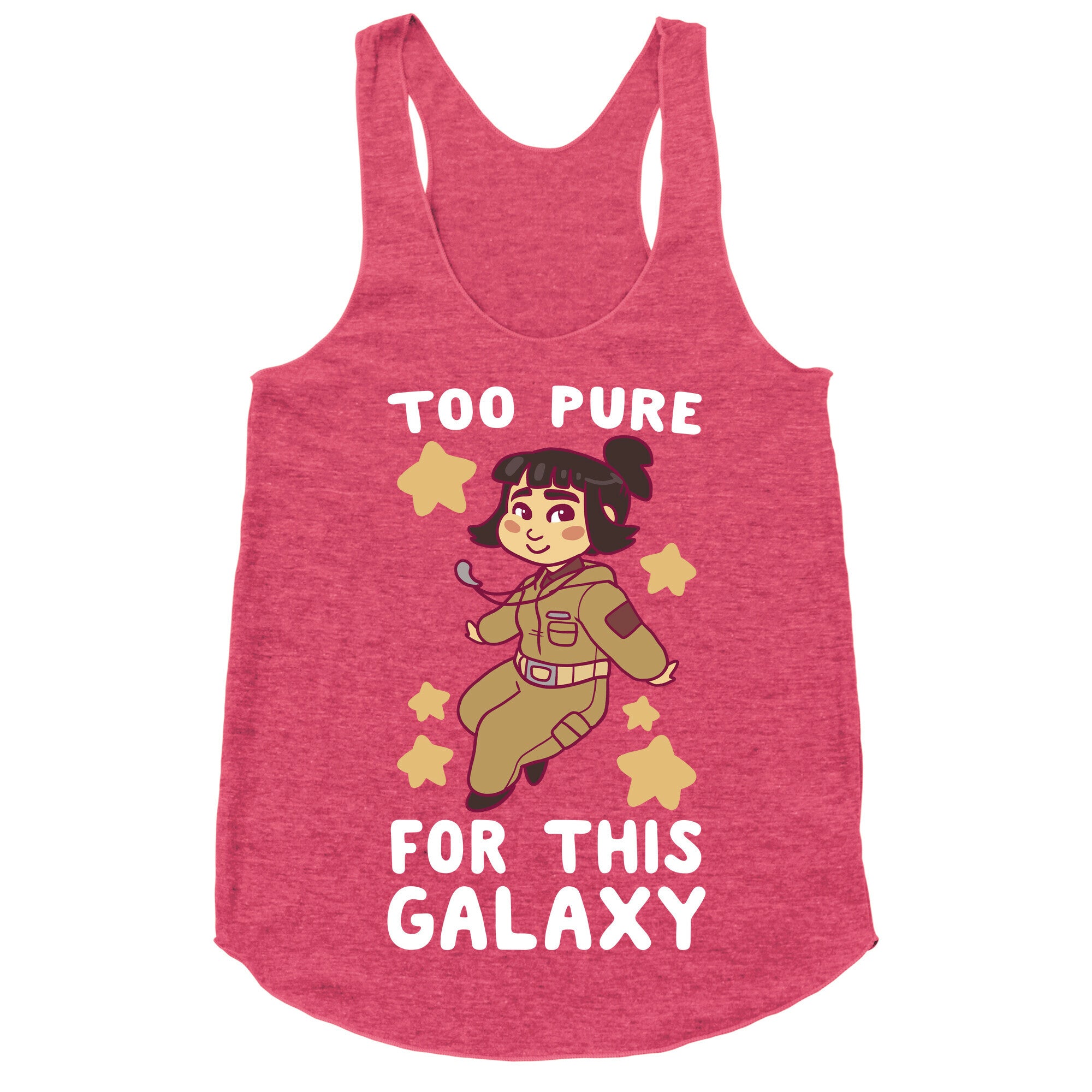 Too Pure For This Galaxy - Rose Tico Racerback Tank